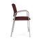 Lesro Newport Wide Hip Chair Metal Frame, Silver, RF Nebbiolo Upholstery NP1261 - alternate 2
